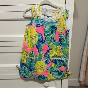 Lilly Pulitzer size 3t Tropical leaves shift dress